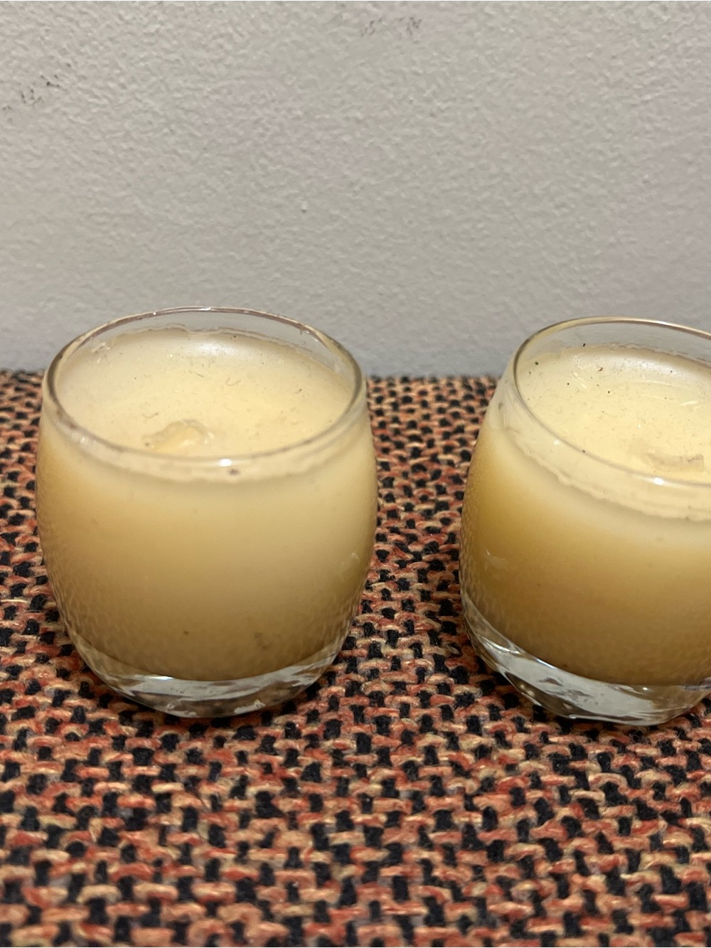 Cream Scented Votive Candle Set - Neutral Cream